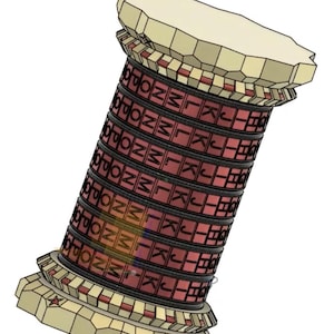 Archivo digital del rompecabezas Cryptex para impresión 3D