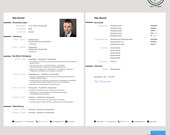 Lebenslauf/CV/Profil/Karrierelaufbahn/Berufslaufbahn Vorlage für Bewerbung als editierbare Microsoft Word-Datei