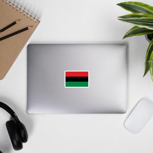 Pan African Flag Laptop Sticker