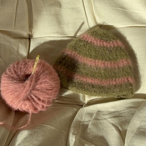 Patrones de ganchillo | Gorros cepillados | Mohair/Alpaca/Seda