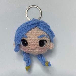 portachiavi Amigurumi Jinx - VI - Caitlyn