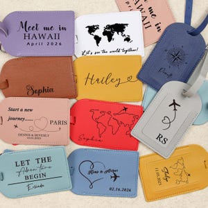 Gepersonaliseerde paspoorthoes | Custom bruiloft bagagelabel Custom paar bagagelabels | Vrijgezellenfeest, feestartikelen|Zakelijke promotie