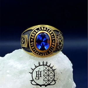 Lodge Mason Ring, Custom Freemason Statement Ring, Blue Lodge Signet Ring, Masonic Statement Ring, Silver Masonry Men Ring, Masonic Jewelry