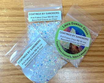 Clear Dichroic Glass Frit Flakes 90 COE – Sandberg Coatings