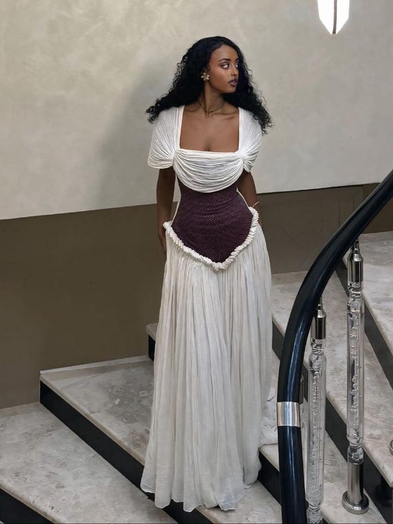 simple habesha dress design Kenean Kemis With | Radiant Habesha Fabric Quantity:Full piece - 45 metres / 49 yards Statement black sequin jumpsuit for modern women Cicinia Champagne Mother Of Ethiopian clothing Crafted from pure handwoven