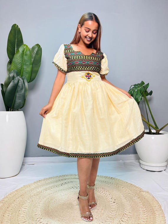 sachin and babi light blue dress Zaiyd Habesha Chiffon main image 1