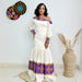 Royal Purple Tibeb Design | Ethiopian Traditional Dress | Handwoven ...