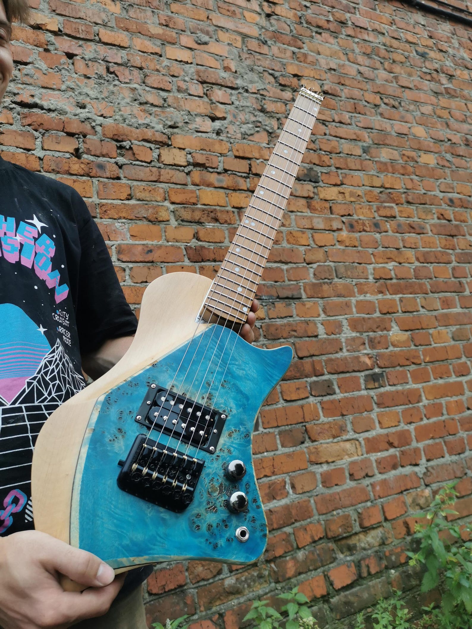 Easy Fold by Makeev Guitars - Folding Electric Guitar - Etsy