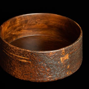 Handmade Olive Wood Bowl – Carved from a Single Piece – Artisan Decor from Ecuador