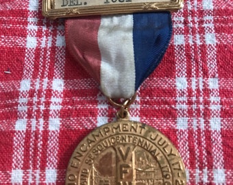 Vintage VFW Cleveland centennial badge ribbon award