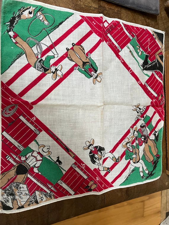 Vintage handkerchief cowboy - Gem