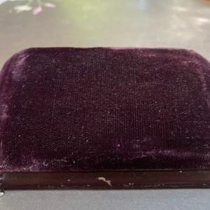 Vintage Bulova velvet watch case