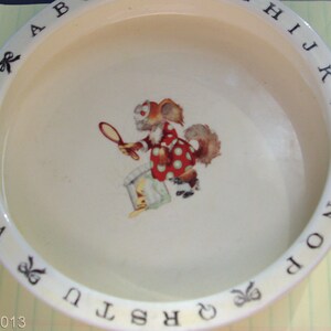 vintage alphabet dish/plate FREE SHIPPING