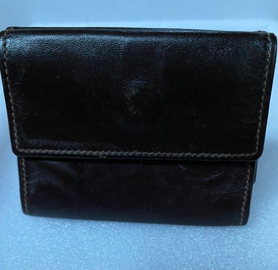 Vintage Italian tiny I.Magnin leather coin purse - Gem