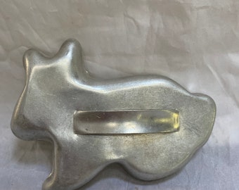 Vintage tin bunny cookie cutter