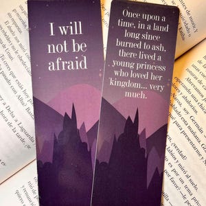 Throne Of Glass Bookmark | Celaena Sardothien Quote | Terrasen Bookmark | Bookish Gift | For fans of Sarah J Maas | Gifts For Book Lovers