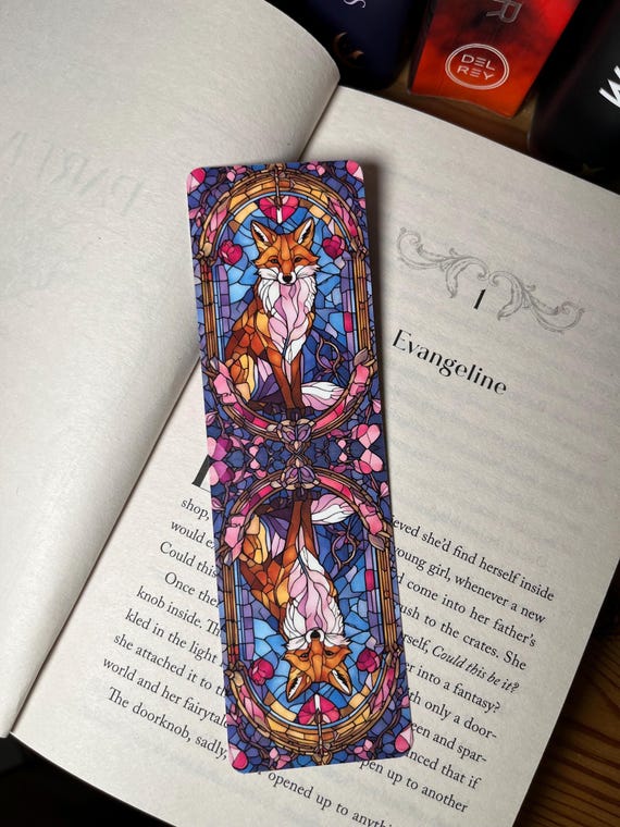 Once Upon A Broken Heart Bookmark | The Archer and the Fox  | Jacks & Evangeline romantasy bookmark