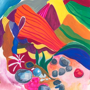 From the Mountains to the Sea Fine Art Giclee Print