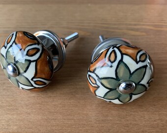 Ceramic, Ceramic Knobs, ceramic door knobs, ceramic drawer knobs, knobs, designer knobs, , ceramic items, decorative, antique knobs, antique