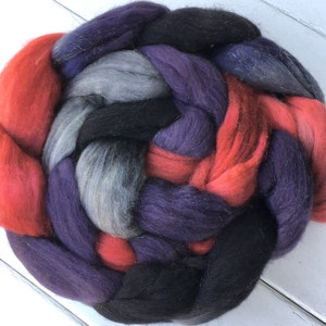 Sparkle Handpainted Roving, Top, Merino Wool, Stellina, Glamour Girls afbeelding 3