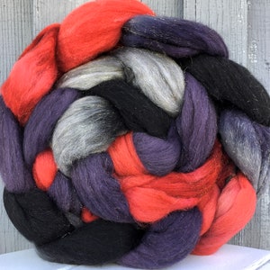 Sparkle Handpainted Roving, Top, Merino Wool, Stellina, Glamour Girls afbeelding 1