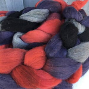 Sparkle Handpainted Roving, Top, Merino Wool, Stellina, Glamour Girls afbeelding 4