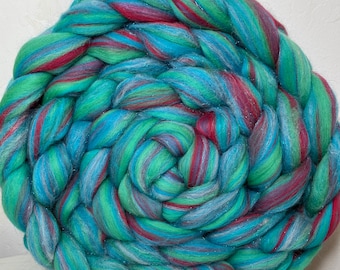 Merino, Angelina Roving, Top, "Under the Sea"