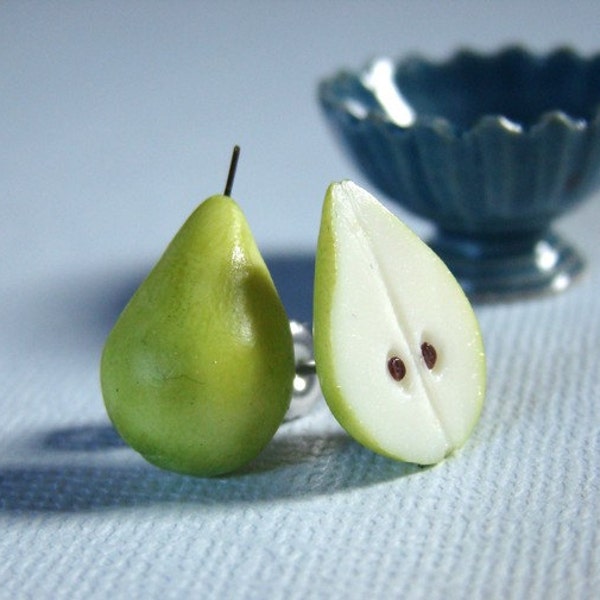 Pear Earrings - Healthy Collection - Fruit & Veggies Food Jewelry