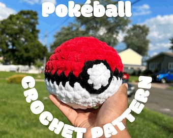 Schema all'uncinetto per Pokeball, tutorial e istruzioni per peluche Amigurumi