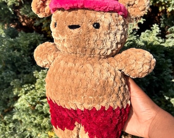 Peluche Chopper: Amigurumi all'uncinetto, peluche fatto a mano, animale di pezza