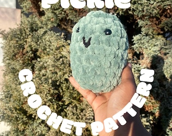 Schema all'uncinetto per sottaceti: tutorial amigurumi, istruzioni per peluche fai da te