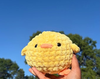 Anatroccolo di peluche: Amigurumi all'uncinetto, Anatroccolo di peluche, Peluche