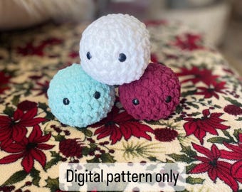 Stress Ball Crochet Pattern: Amigurumi Tutorial, DIY Plushie Instructions