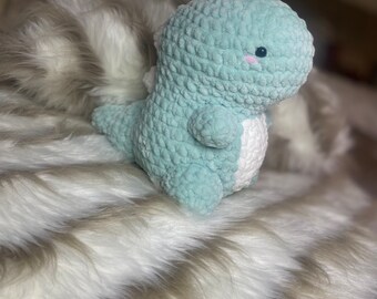 Peluche di dinosauro: amigurumi all'uncinetto, animale di peluche di dinosauro