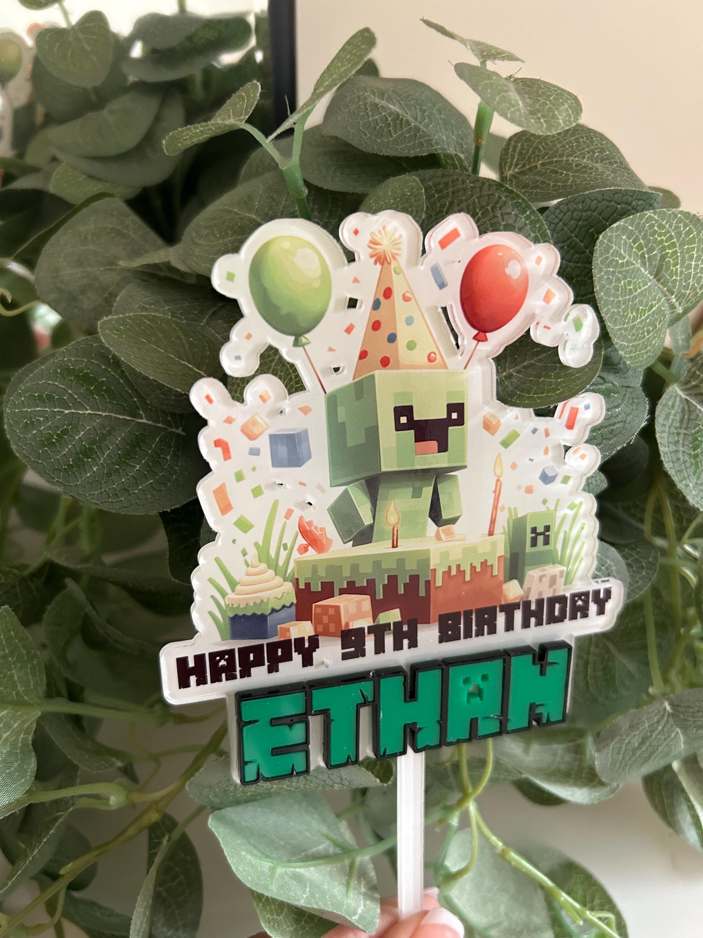 Luxury Acrylic Birthday Cake Topper