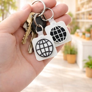 Website Smart NFC Keyring | NFC Small Business Keyring | Tap and Follow Keyring | Tap Keychain | Socials Keyring | Tap tag | Website | WWW.