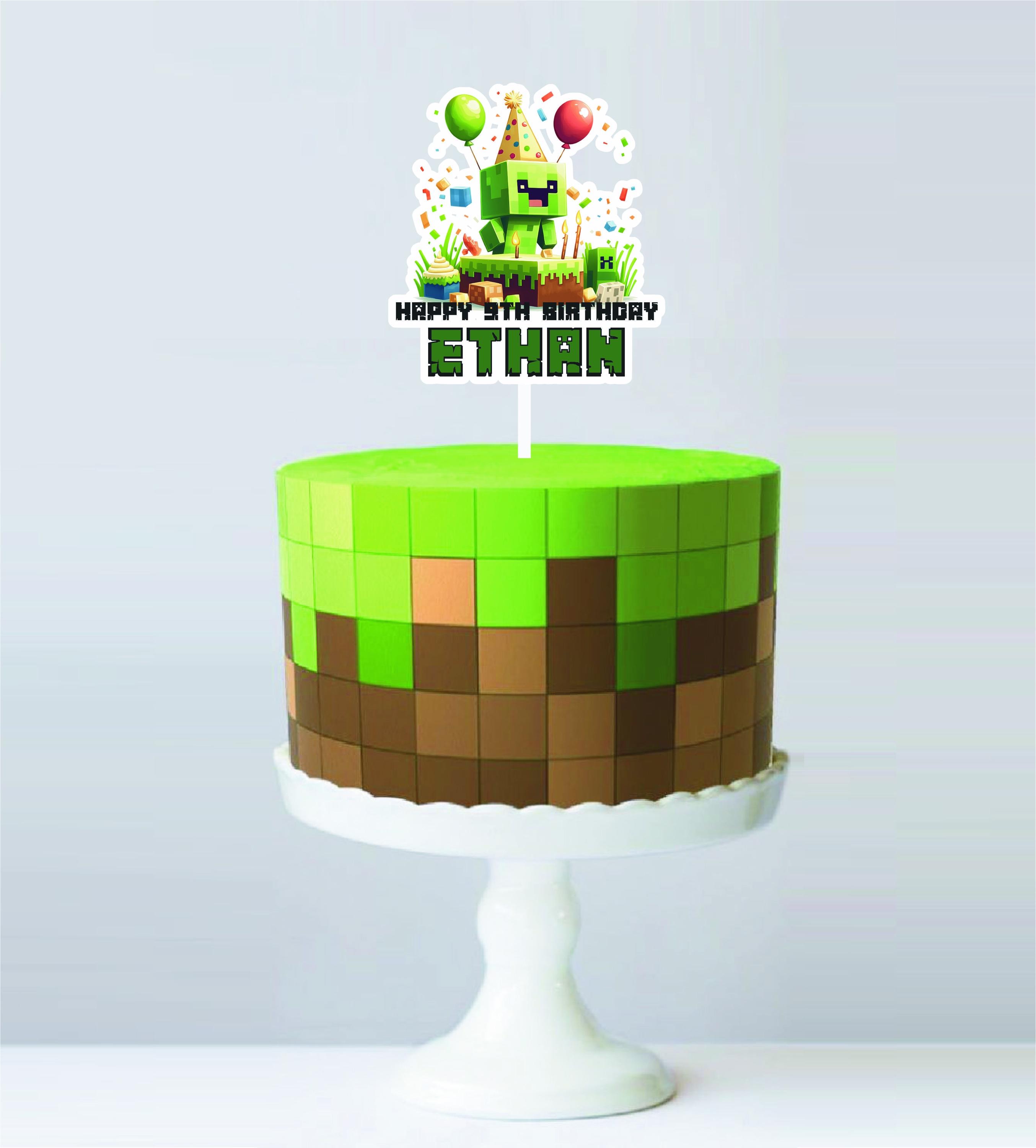 Luxury Acrylic Birthday Cake Topper