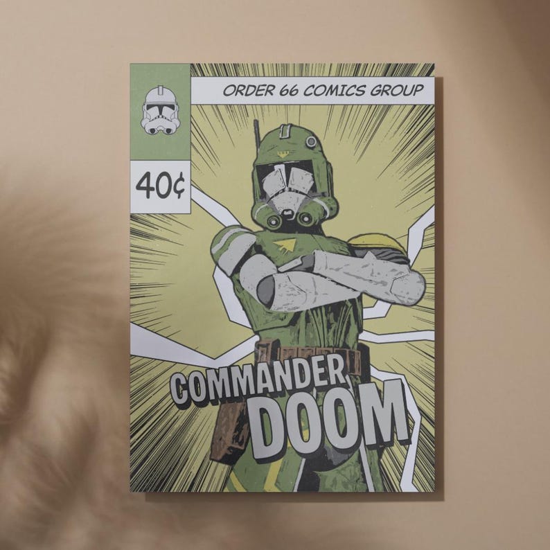 Command R Doom Commander DOOM Comic Poster - Etsy