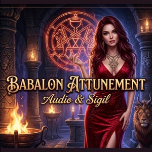 Babalon Attunement Audio i Sigil Scarlet Woman Protocol Ritual PDF Feminine Power & Magnetic Charm Custom Spell Kit