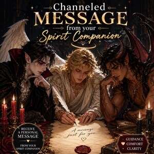 Channeled Message from your Spirit Companion - Digital PDF Reading | Direct Entity Communication: Demon, Angel, Succubus