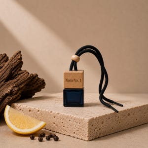 Noir No. 1 Car Diffuser | Citrus Woods Auto Fragrance | 10 ml