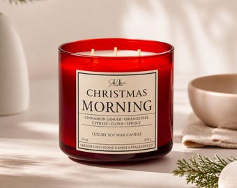 Christmas Morning | Luxury Soy Wax Candle | Holiday Collection | 16 oz (454 g)