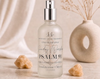 Frankincense + Myrrh Linen Room Spray | Aromatherapy, 3.4oz