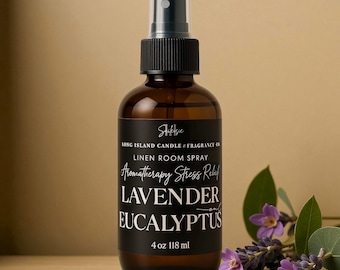 Lavender Eucalyptus Room Spray | Aromatherapy Stress Relief (4 oz)