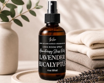 Lavender Eucalyptus Room Spray | Aromatherapy Stress Relief (4 oz)