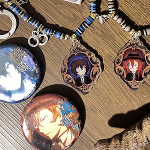 Chibi Dazai and Chuuya Keychains and Phone Straps Bungo Stray Dogs