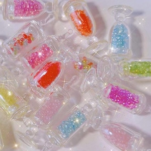 miniature candy jar with cover mini transparent candy container miniature apothecary jar for dolls dollhouse desserts tableware doll props