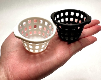 customized 3D printed super cute realistic miniature laundry basket mini basket miniature storage for dollhouses kids toys doll prop