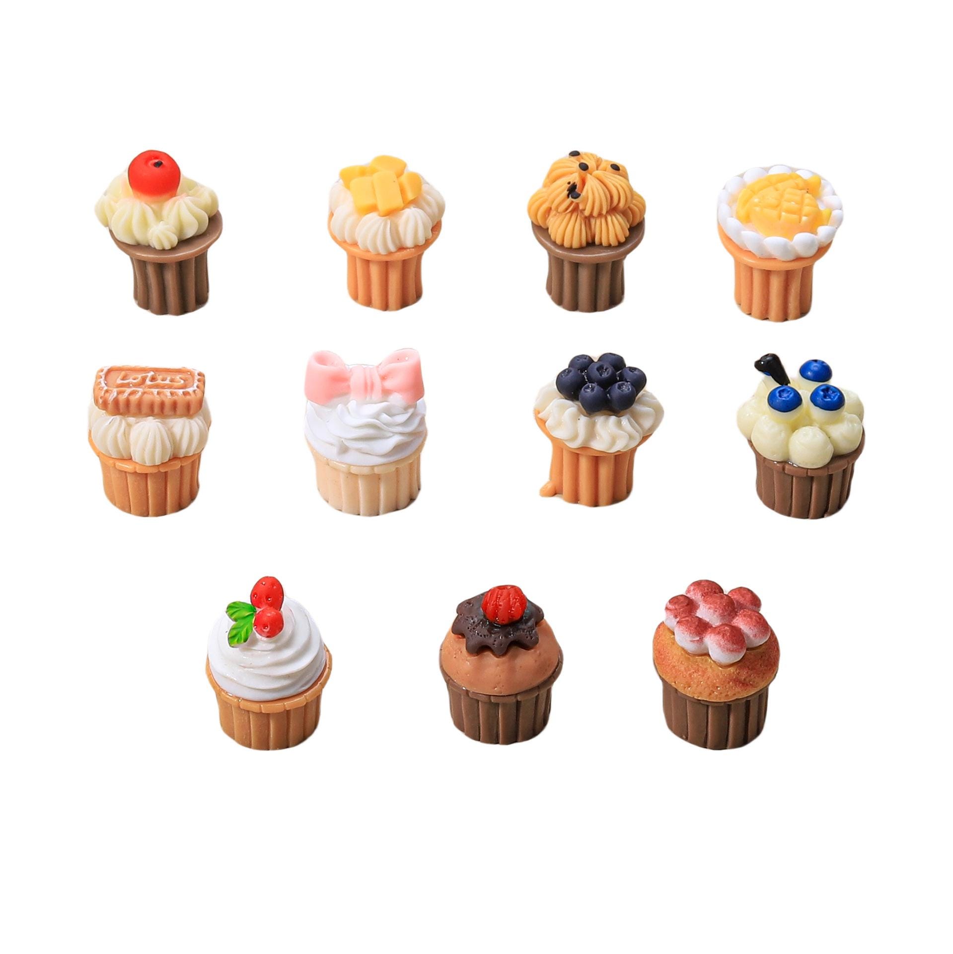 4pcs Super Cute Mini Cupcakes Mini Dessert Set Mini Pastries for Mini  Bakery Shop Realistic Mini Sweets Miniature Dollhouse Kids Toys - Etsy, image size:1919x1920