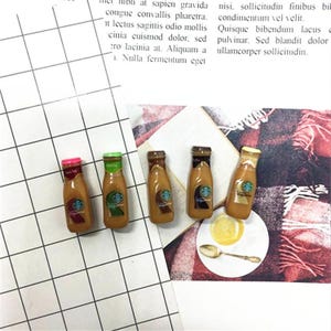 cute mini coffee drinks miniature frappe drink miniature coffee bottles mini coffee shop doll prop dollhouse craft supplies